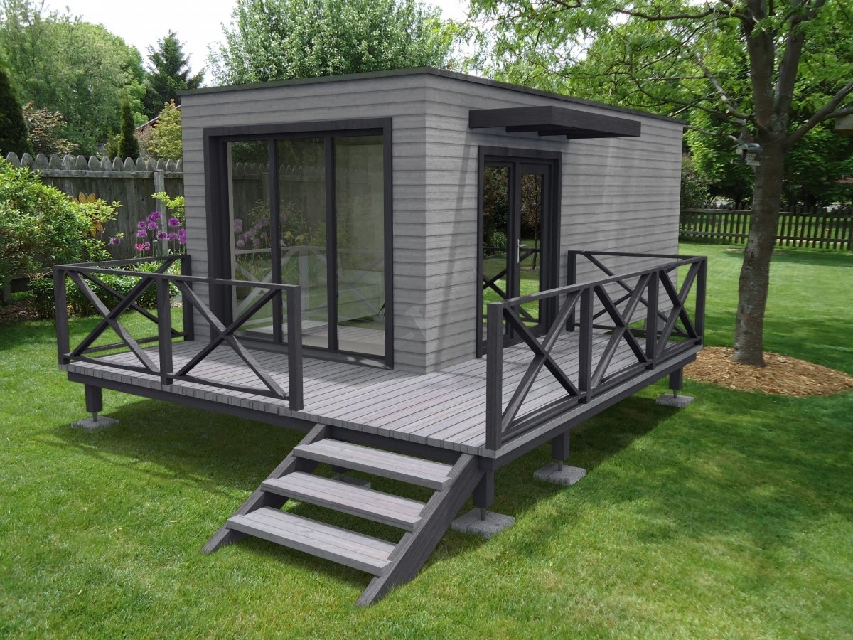 Bureau de jardin 20m² télétravail double vitrage lumineux