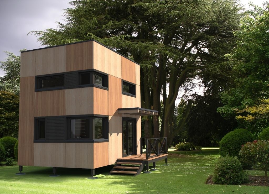 Studio de jardin avec mezzanine espace nuit en hauteur